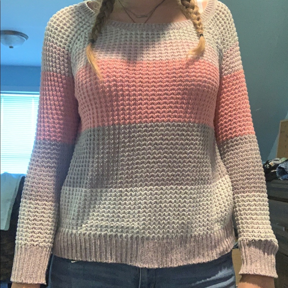 Striped American Eagle sweater